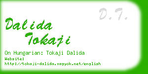 dalida tokaji business card